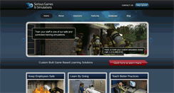 Desktop Screenshot of 3dseriousgames.com